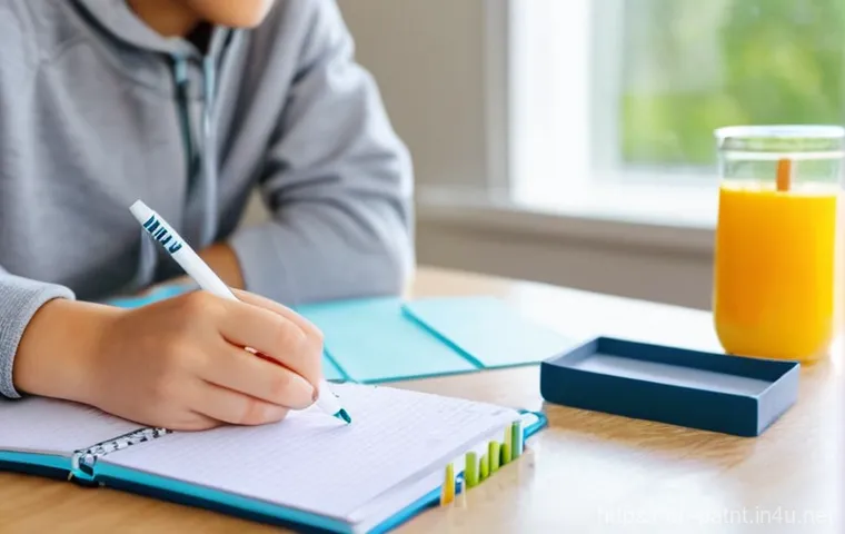 변리사 시험 준비 과정에서의 꿀팁 - **Prompt:** A diverse university student, wearing a comfortable long-sleeved shirt and jeans, is int... 변리사 시험 준비 과정에서의 꿀팁 - **Prompt:** A diverse university student, wearing a comfortable long-sleeved shirt and jeans, is int...