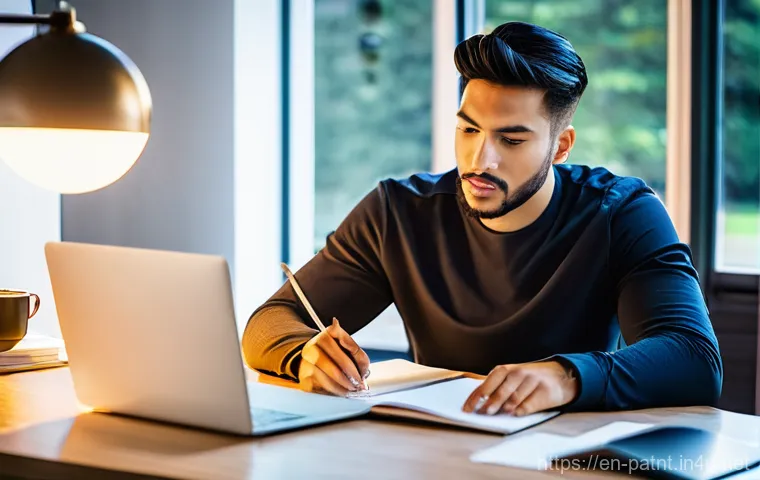 변리사로서의 일상 브이로그 - Here are three detailed image generation prompts in English, designed to be appropriate for a 15+ au... 변리사로서의 일상 브이로그 - Here are three detailed image generation prompts in English, designed to be appropriate for a 15+ au...